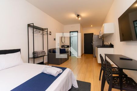 Studio de kitnet/studio para alugar com 1 quarto, 30m² em Quinta da Paineira, São Paulo