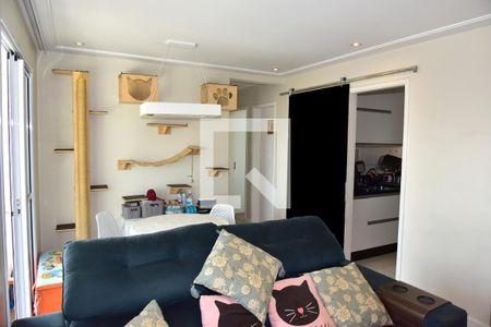 Sala de apartamento para alugar com 3 quartos, 80m² em Vila Campo Grande, São Paulo