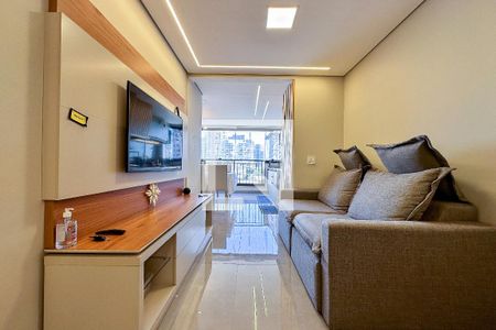 Sala de apartamento para alugar com 3 quartos, 83m² em Barra Funda, São Paulo