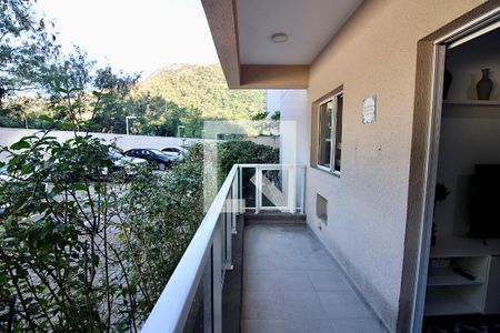 Varanda da Sala de apartamento à venda com 3 quartos, 105m² em Recreio dos Bandeirantes, Rio de Janeiro
