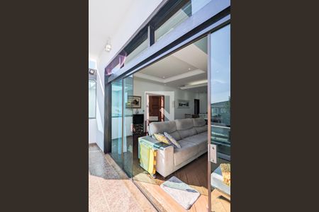 Varanda da sala de casa à venda com 4 quartos, 333m² em Bairro dos Casa, São Bernardo do Campo