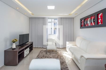 Sala de apartamento à venda com 3 quartos, 126m² em Monsenhor Messias, Belo Horizonte