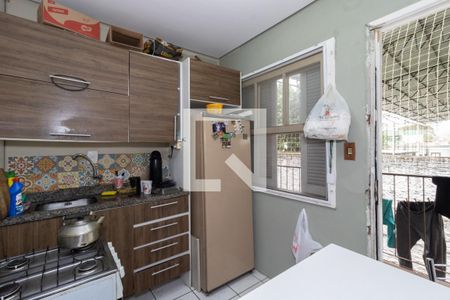 Sala/Cozinha de apartamento à venda com 1 quarto, 25m² em Centro, Canoas