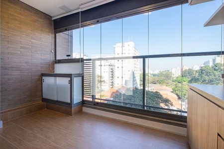 Studio - Varanda de kitnet/studio para alugar com 1 quarto, 27m² em Pinheiros, São Paulo