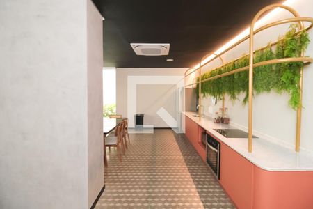 Studio à venda com 28m², 1 quarto e sem vagaÁrea comum - Salão de festas