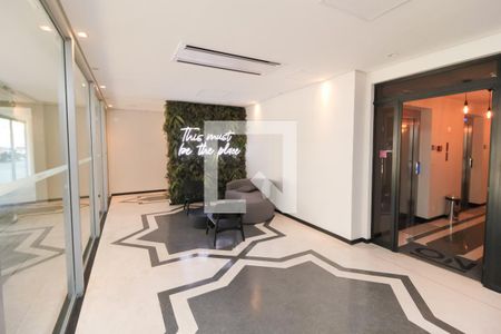 Studio à venda com 28m², 1 quarto e sem vagaHall social