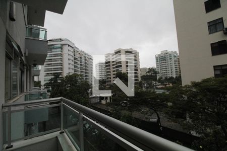 Varanda da Sala de apartamento para alugar com 2 quartos, 72m² em Barra da Tijuca, Rio de Janeiro