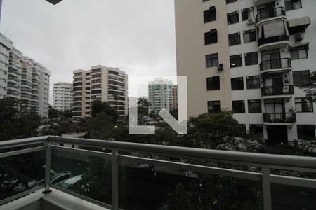 Varanda da Sala de apartamento para alugar com 2 quartos, 72m² em Barra da Tijuca, Rio de Janeiro