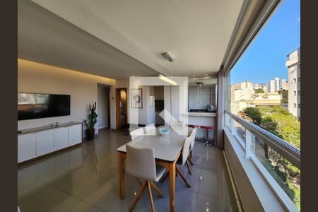 Sala de apartamento à venda com 4 quartos, 106m² em Serra, Belo Horizonte