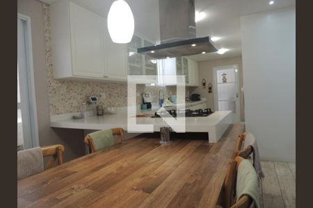 Sala de jantar e Cozinha de casa à venda com 4 quartos, 250m² em Brooklin Paulista, São Paulo