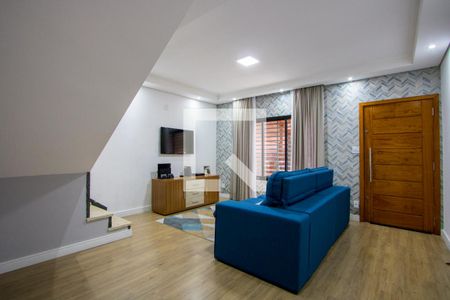 Sala de casa à venda com 3 quartos, 175m² em Vila Homero Thon, Santo André
