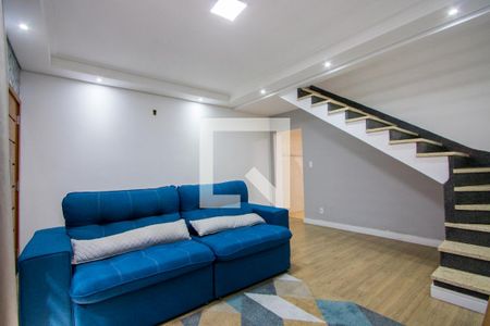 Sala de casa à venda com 3 quartos, 175m² em Vila Homero Thon, Santo André