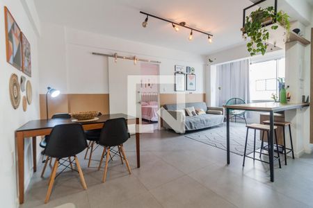 Sala de apartamento para alugar com 1 quarto, 60m² em Centro, Florianópolis