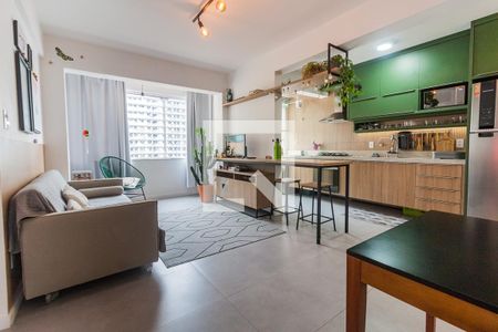 Sala de apartamento para alugar com 1 quarto, 60m² em Centro, Florianópolis