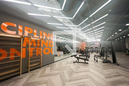 Studio para alugar com 34m², 1 quarto e sem vaga Studio para alugar com 34m², 1 quarto e sem vagaÁrea comum - Academia