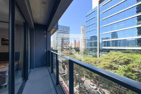 Studio para alugar com 34m², 1 quarto e sem vaga Studio para alugar com 34m², 1 quarto e sem vagaSacada