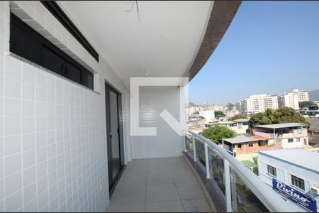 Varanda da Sala de casa de condomínio para alugar com 2 quartos, 70m² em Bento Ribeiro, Rio de Janeiro
