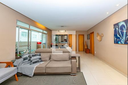 Sala de apartamento à venda com 4 quartos, 140m² em Buritis, Belo Horizonte