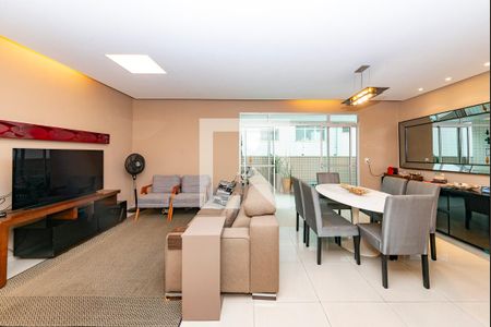 Sala de apartamento à venda com 4 quartos, 140m² em Buritis, Belo Horizonte