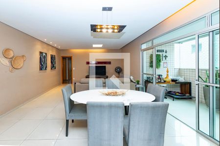 Sala de apartamento à venda com 4 quartos, 140m² em Buritis, Belo Horizonte