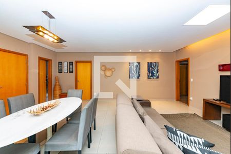 Sala de apartamento à venda com 4 quartos, 140m² em Buritis, Belo Horizonte