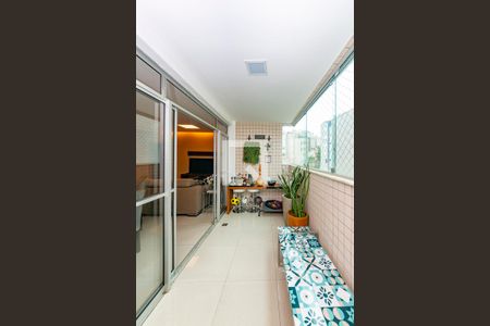 Varanda da Sala de apartamento à venda com 4 quartos, 140m² em Buritis, Belo Horizonte