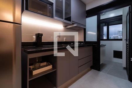 Cozinha de kitnet/studio à venda com 1 quarto, 48m² em Pinheiros, São Paulo