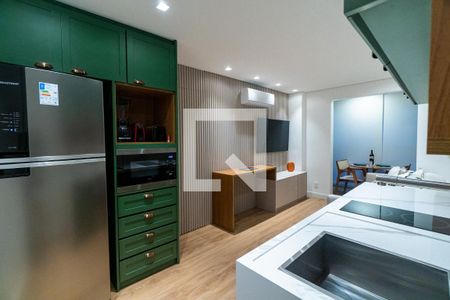 Sala/Cozinha de apartamento para alugar com 1 quarto, 33m² em Bela Vista, São Paulo