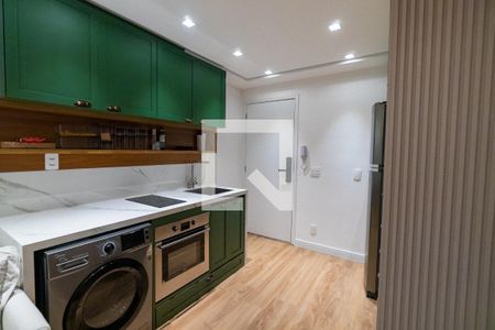 Sala/Cozinha de apartamento para alugar com 1 quarto, 33m² em Bela Vista, São Paulo