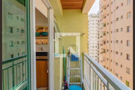 Varanda de apartamento à venda com 1 quarto, 72m² em Vila Clementino, São Paulo
