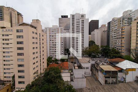 Vista Sacada de kitnet/studio para alugar com 1 quarto, 26m² em Bela Vista, São Paulo