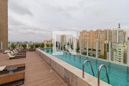Área comum - Piscina de kitnet/studio para alugar com 1 quarto, 26m² em Bela Vista, São Paulo