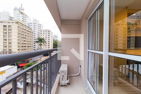 Sacada de kitnet/studio para alugar com 1 quarto, 26m² em Bela Vista, São Paulo