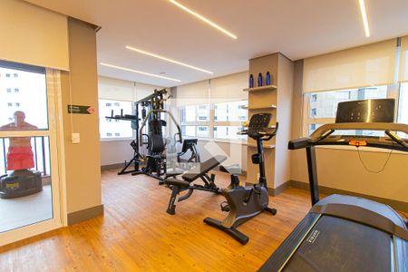 Área comum - Academia de kitnet/studio para alugar com 1 quarto, 26m² em Bela Vista, São Paulo