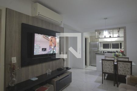 Sala de casa de condomínio à venda com 4 quartos, 88m² em Bairro Fátima, Canoas