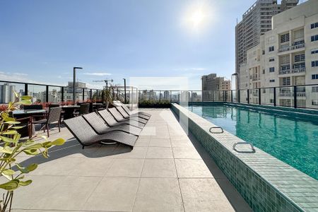 Studio para alugar com 26m², 1 quarto e sem vagaPiscina