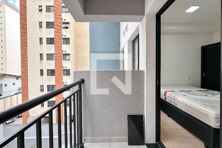 Studio para alugar com 26m², 1 quarto e sem vagaVaranda