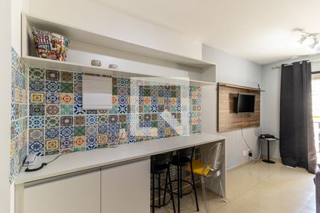 Studio à venda com 26m², 1 quarto e 1 vagaCozinha - Bancada