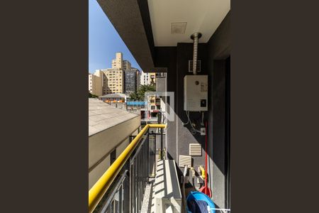 Studio à venda com 26m², 1 quarto e 1 vagaVaranda