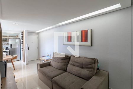 Sala  de apartamento à venda com 3 quartos, 69m² em Serrano, Belo Horizonte