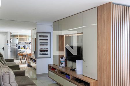 Sala  de apartamento à venda com 3 quartos, 69m² em Serrano, Belo Horizonte
