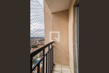 Varanda da Sala de apartamento à venda com 3 quartos, 70m² em Parque Erasmo Assunção, Santo André