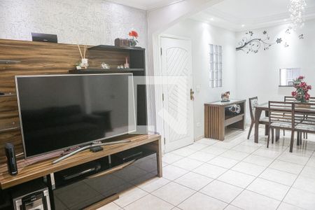 Sala  de casa à venda com 3 quartos, 127m² em Vila Bela Vista, Santo André