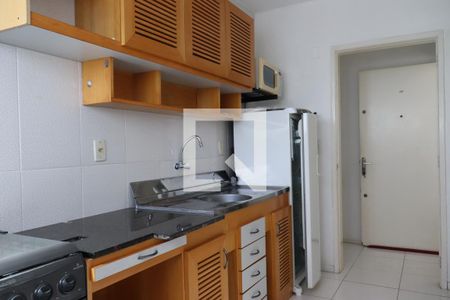 Cozinha de apartamento à venda com 1 quarto, 45m² em São Miguel, São Leopoldo