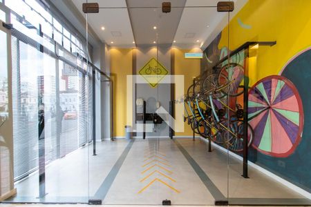 Studio para alugar com 19m², 1 quarto e sem vagaArea comum bicicletário