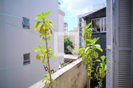 Sacada do Quarto de apartamento à venda com 1 quarto, 72m² em Bom Fim, Porto Alegre