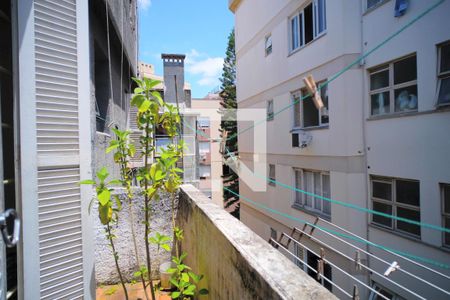 Sacada do Quarto de apartamento à venda com 1 quarto, 72m² em Bom Fim, Porto Alegre