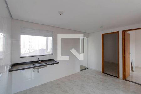 Sala e Cozinha Integrada  de apartamento à venda com 2 quartos, 44m² em Cidade Patriarca, São Paulo
