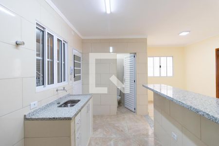 Cozinha de casa para alugar com 2 quartos, 40m² em Conjunto Habitacional Jova Rural, São Paulo