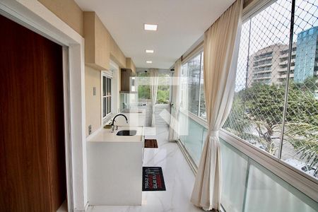 Varanda da Sala de apartamento à venda com 3 quartos, 116m² em Recreio dos Bandeirantes, Rio de Janeiro